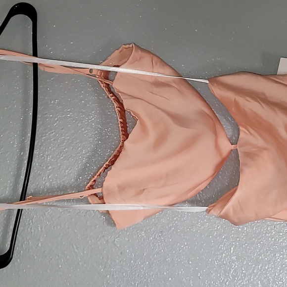 Orange Spaghetti Strap Backless Sundress for Prom - Picture 2 of 7